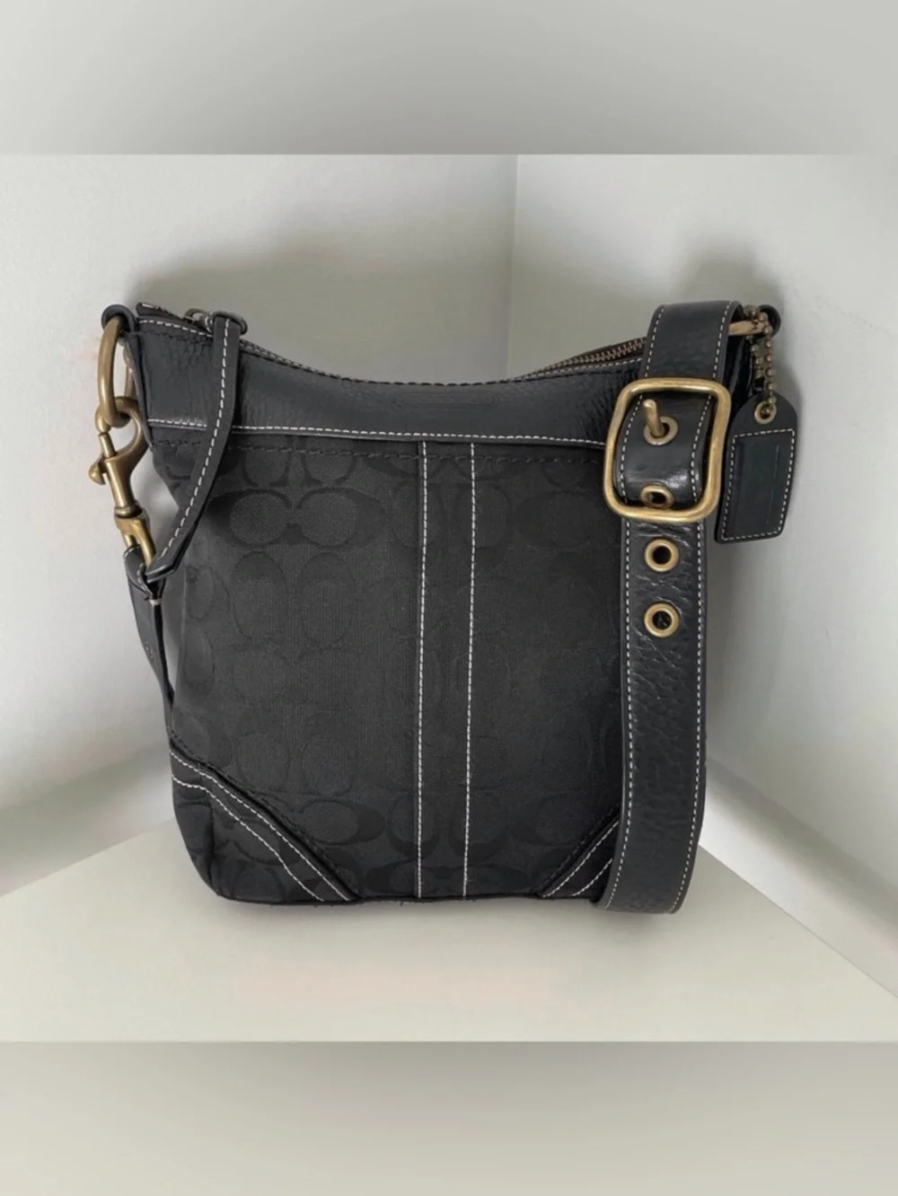 Coach Signature Medium Crossbody Bag | Y2k